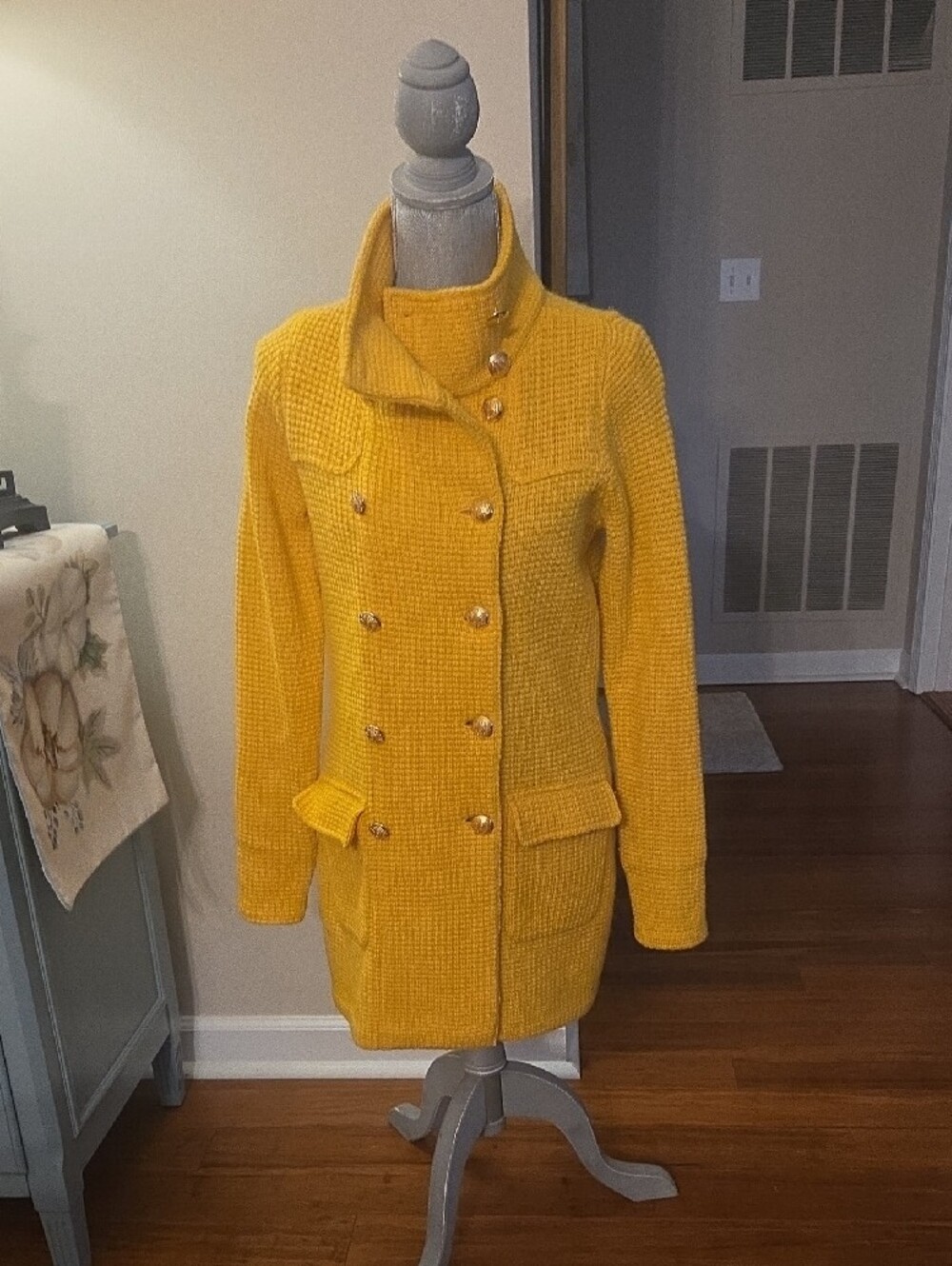 Lauren Ralph Lauren Women's Mustard Sweater/Coat